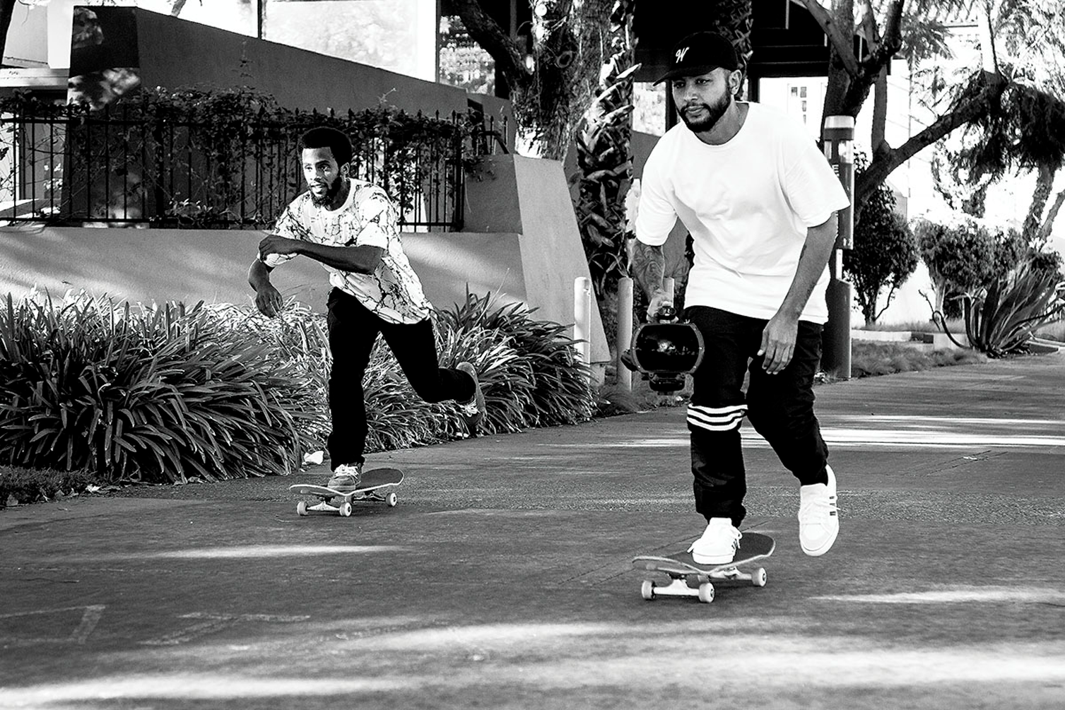 Brad Rosado riding on the skate